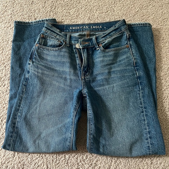American Eagle Outfitters Denim - American Eagle Outfitters Women's Classic Blue Straight Leg Jeans